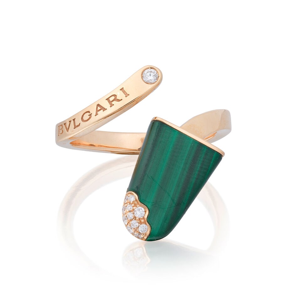 BULGARI: GEM-SET 'GELATI' RING - 5
