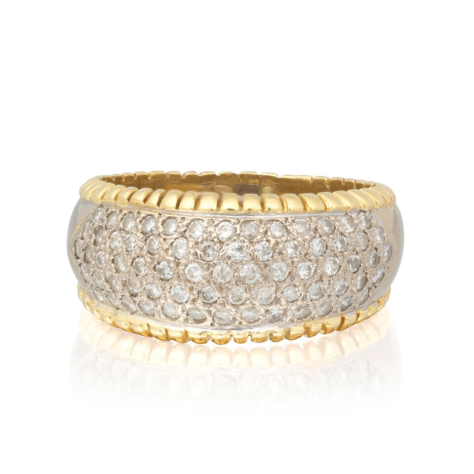 DIAMOND-SET RING, 1994 (1 of 3)