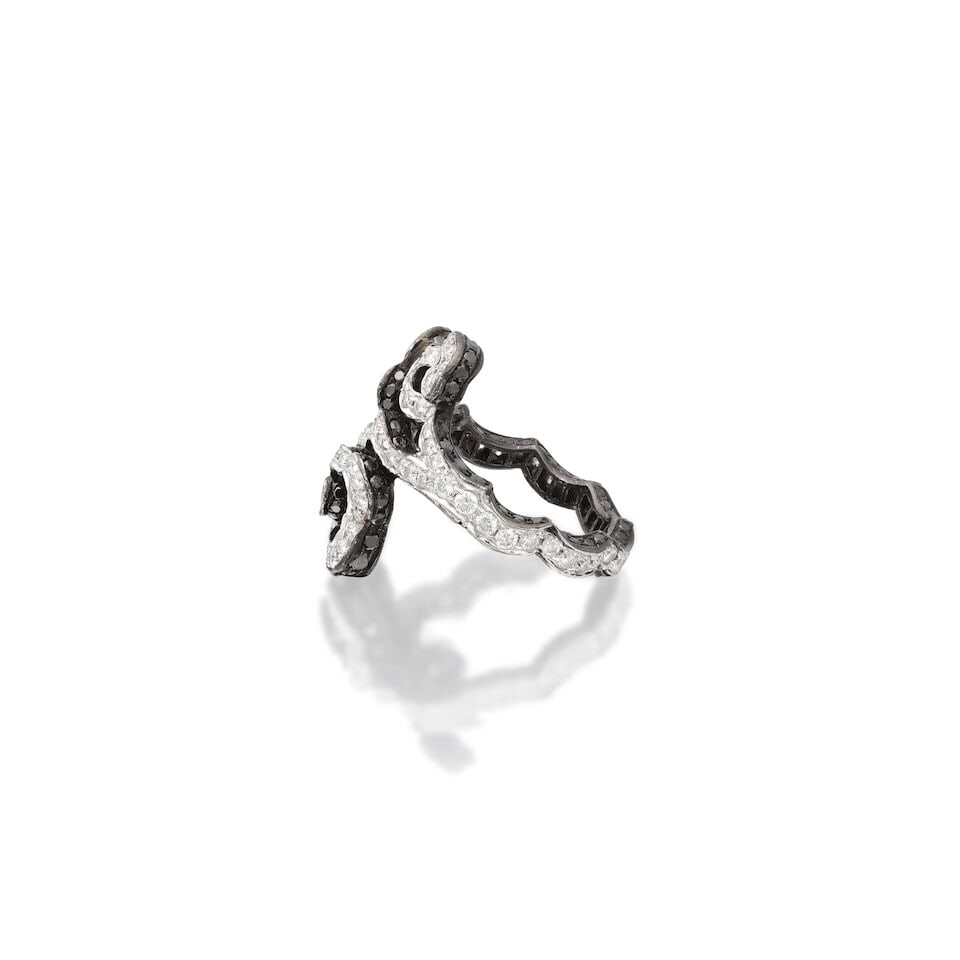 MICHELLE ONG FOR CARNET: DIAMOND-SET 'CLOUD' RING - 3