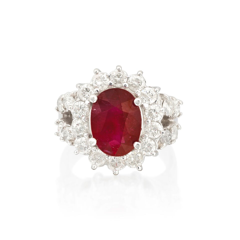 RUBY AND DIAMOND RING (1 of 3)