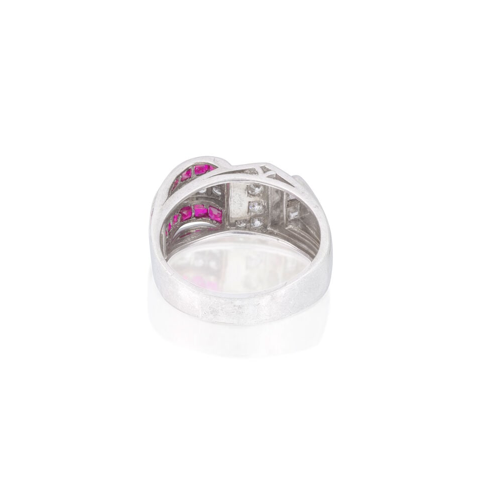 RUBY AND DIAMOND RING - 2