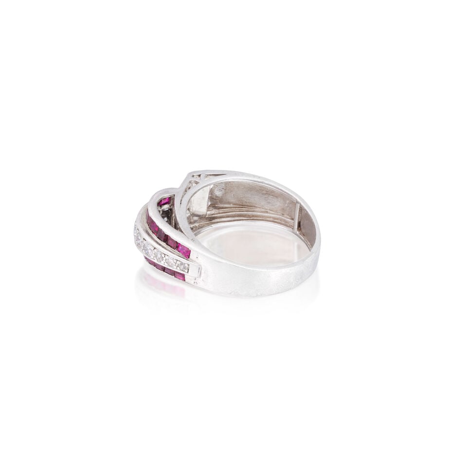 RUBY AND DIAMOND RING - 3