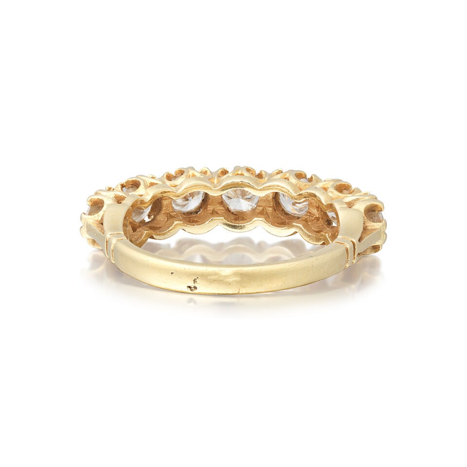 DIAMOND SEVEN STONE RING, 1975 - 2
