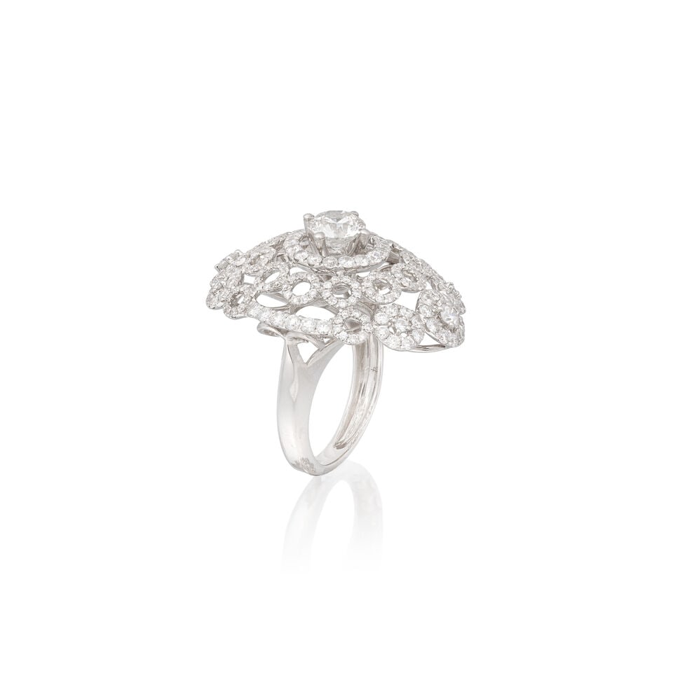 DIAMOND DRESS RING - 4