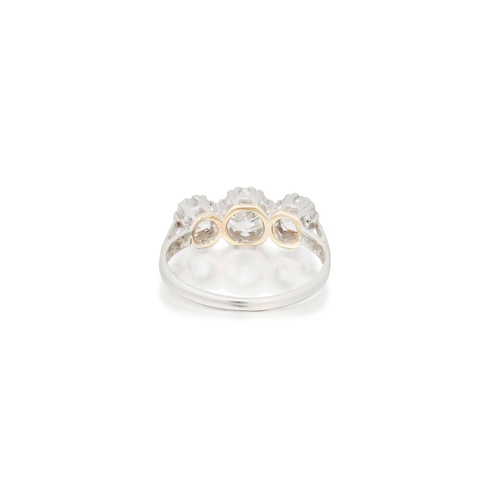 DIAMOND THREE-STONE RING - 2