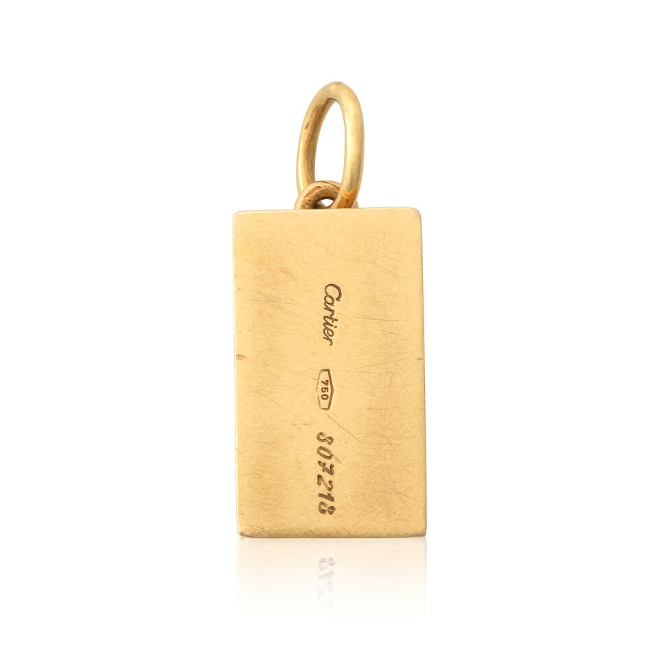 CARTIER: INGOT PENDANT - 2
