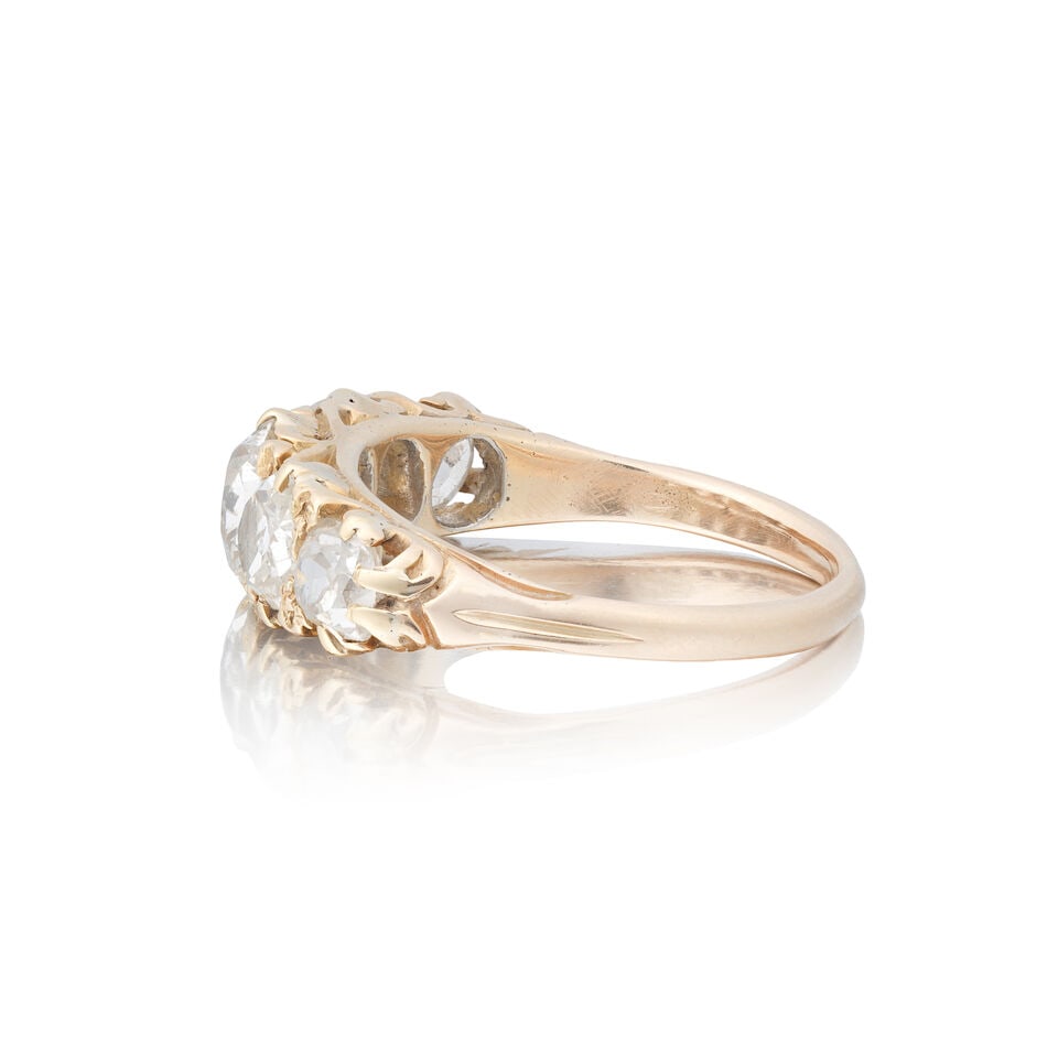 FIVE STONE DIAMOND RING, CIRCA 1880 - 3