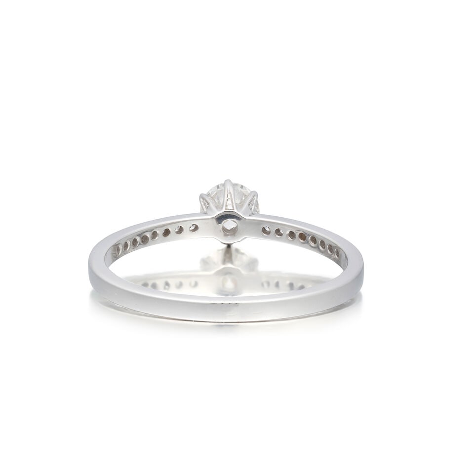 H STERN: SINGLE STONE DIAMOND RING - 2