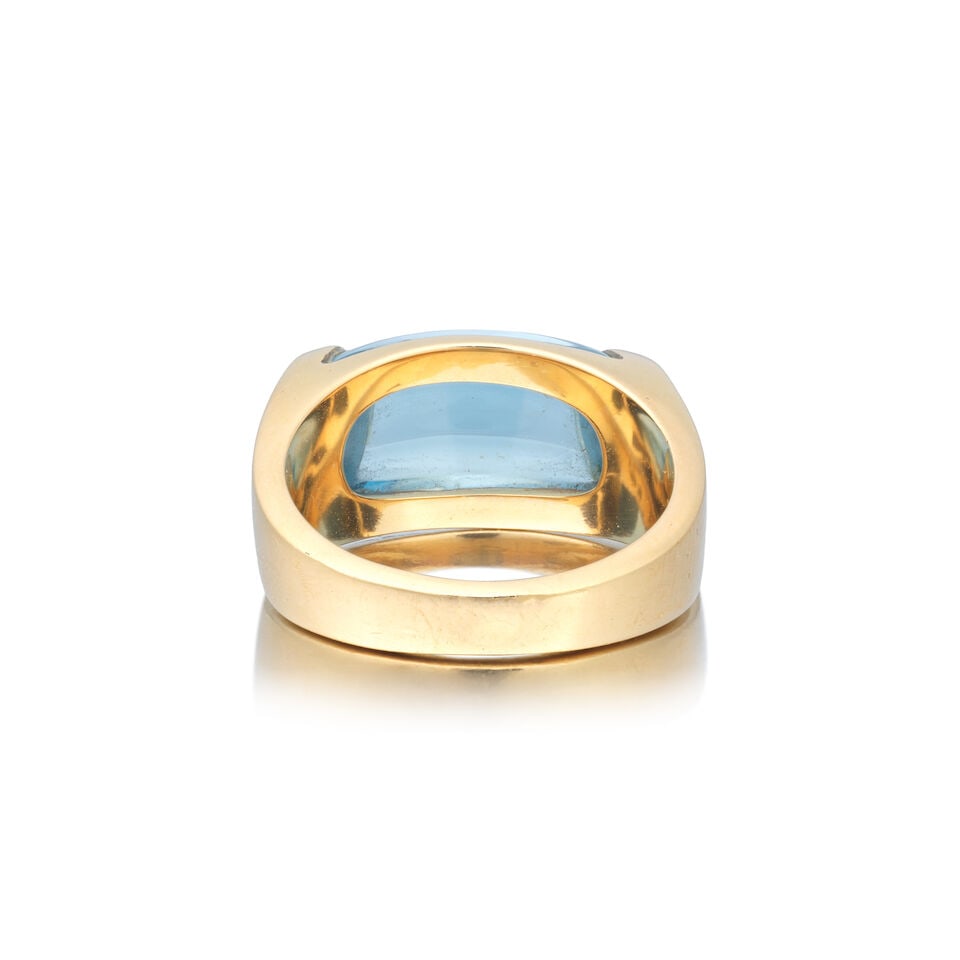 BULGARI: TOPAZ 'TRONCHETTO' RING - 2
