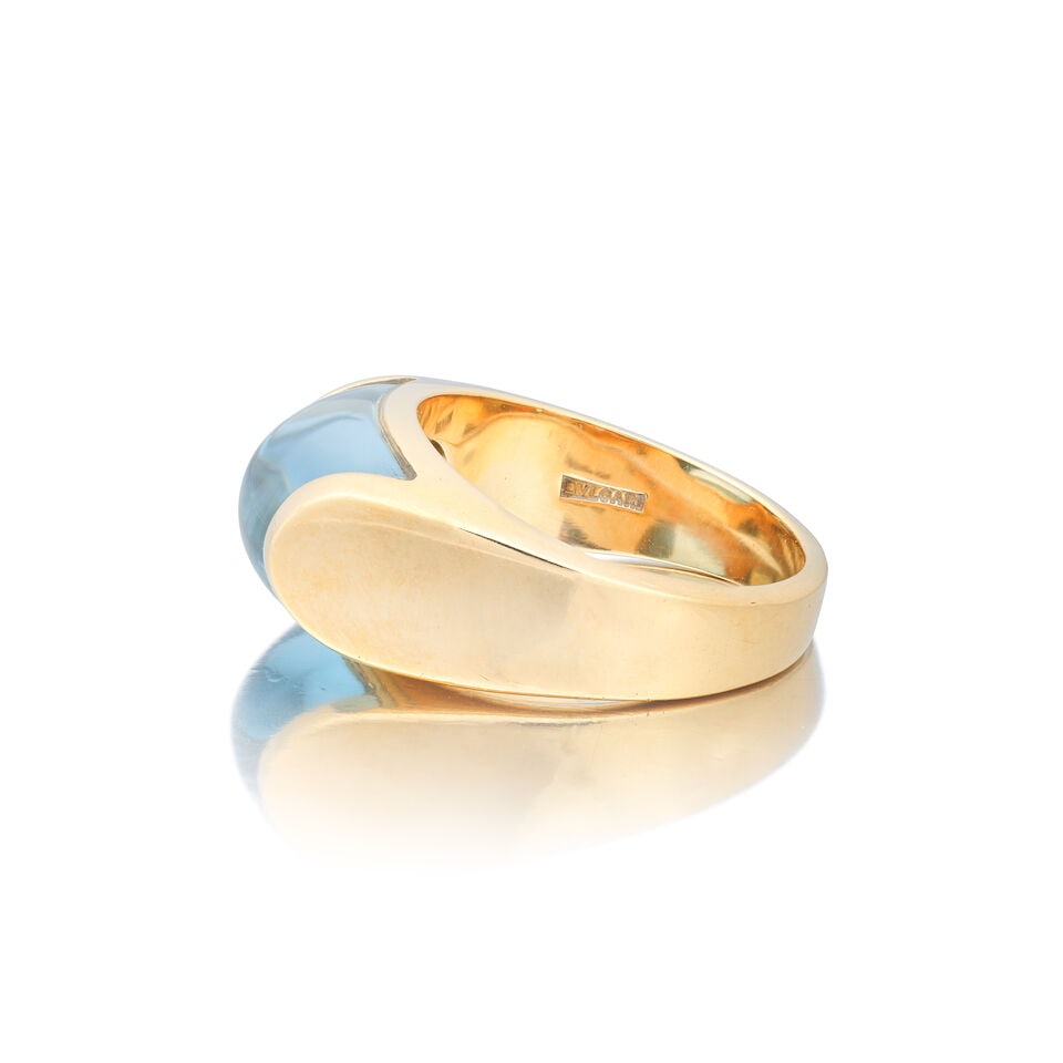 BULGARI: TOPAZ 'TRONCHETTO' RING - 3