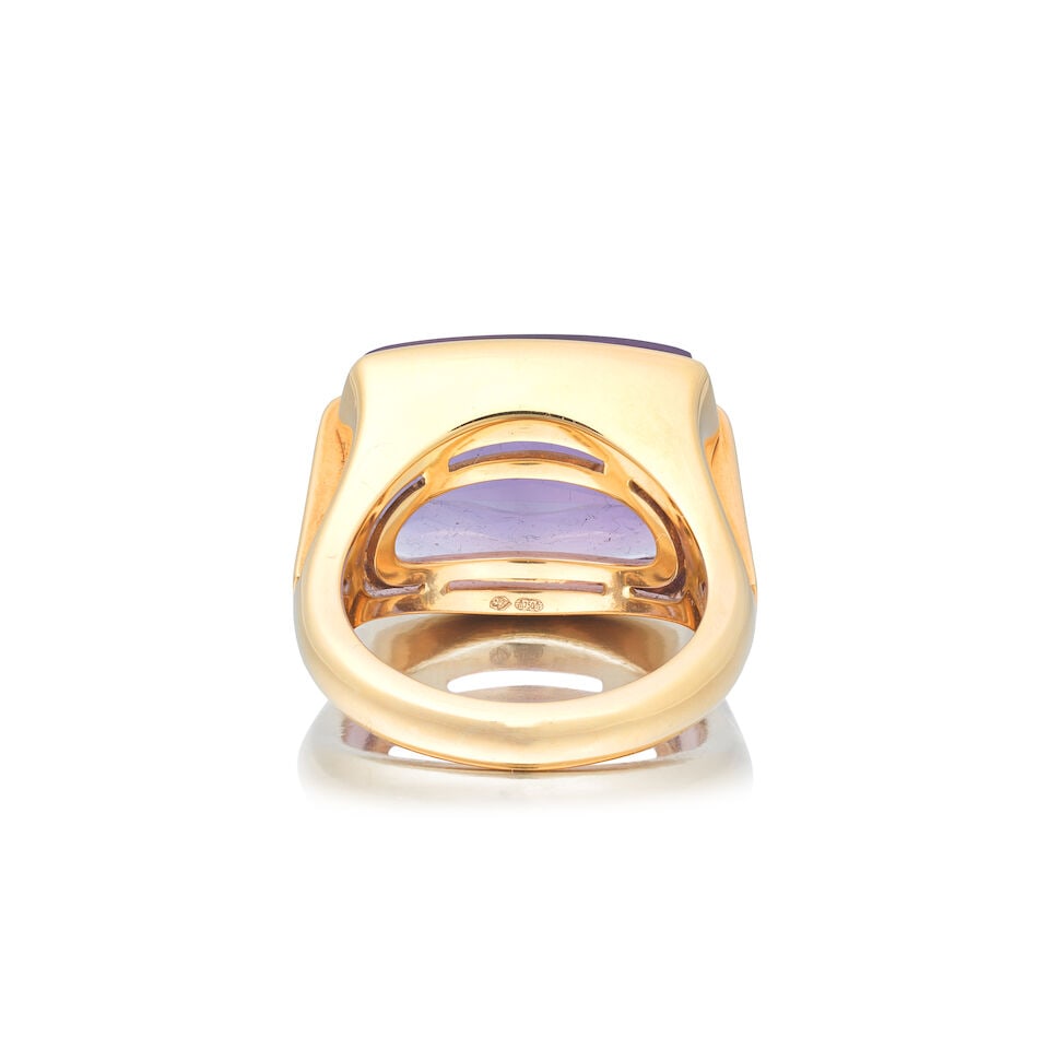 BULGARI: AMETHYST 'METROPOLIS' RING - 2