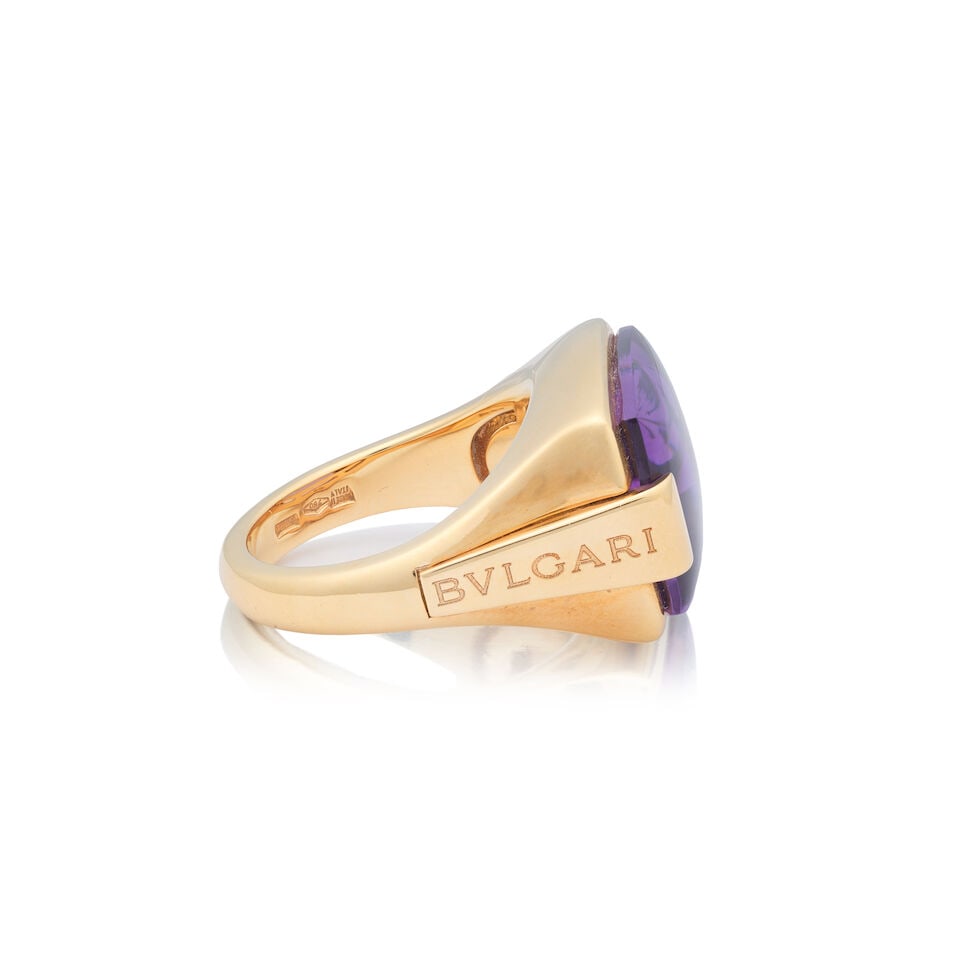 BULGARI: AMETHYST 'METROPOLIS' RING - 3