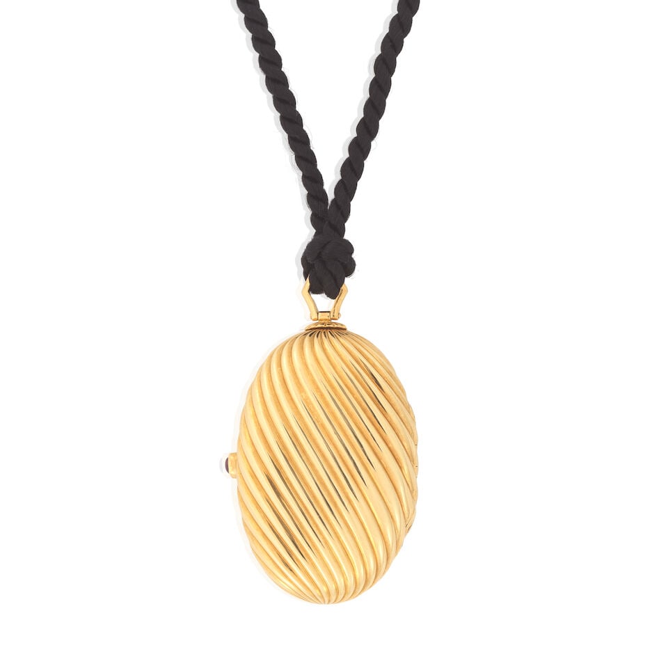 GEM-SET PILLBOX LOCKET - 3