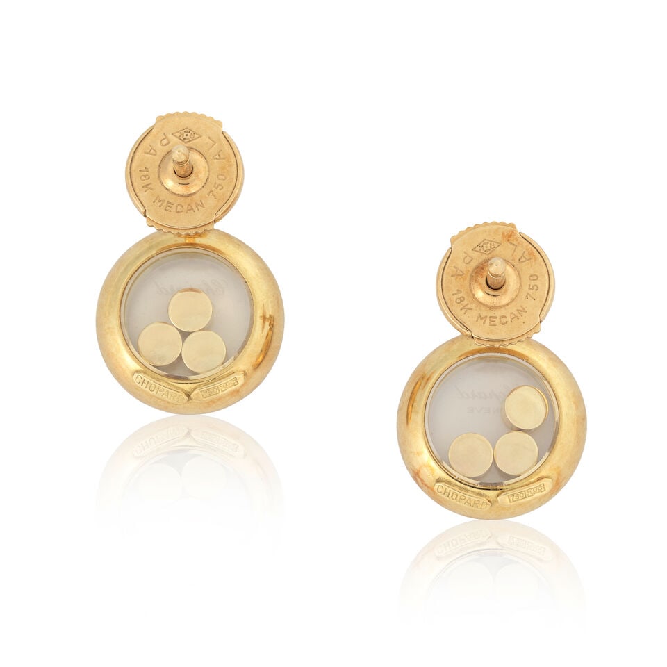 CHOPARD: DIAMOND-SET 'HAPPY DIAMONDS' EARRINGS - 2