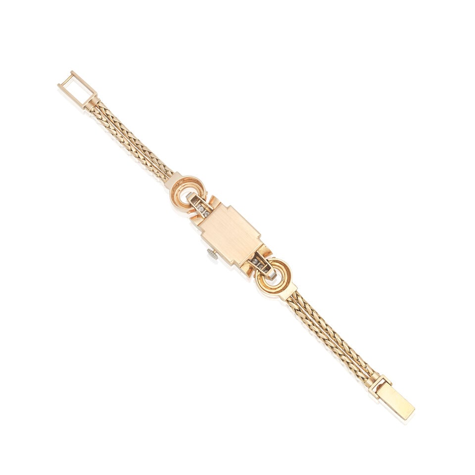 DIAMOND-SET COCKTAIL WATCH, CIRCA 1940 - 2