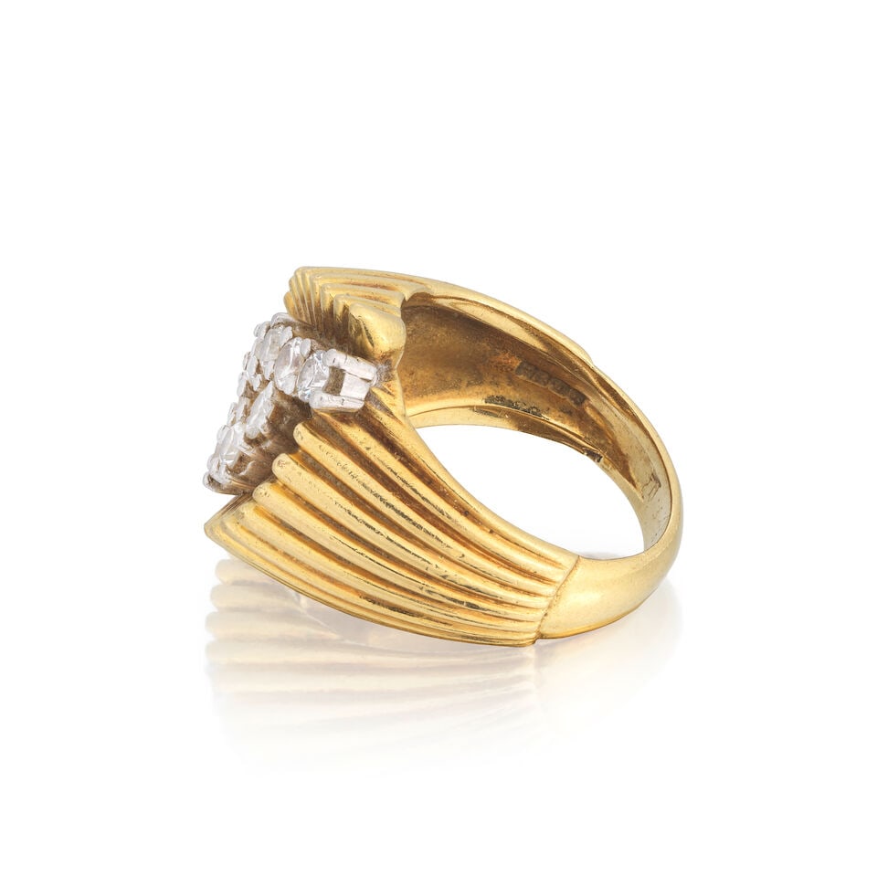BEN ROSENFELD: DIAMOND-SET RING, 1977 - 4