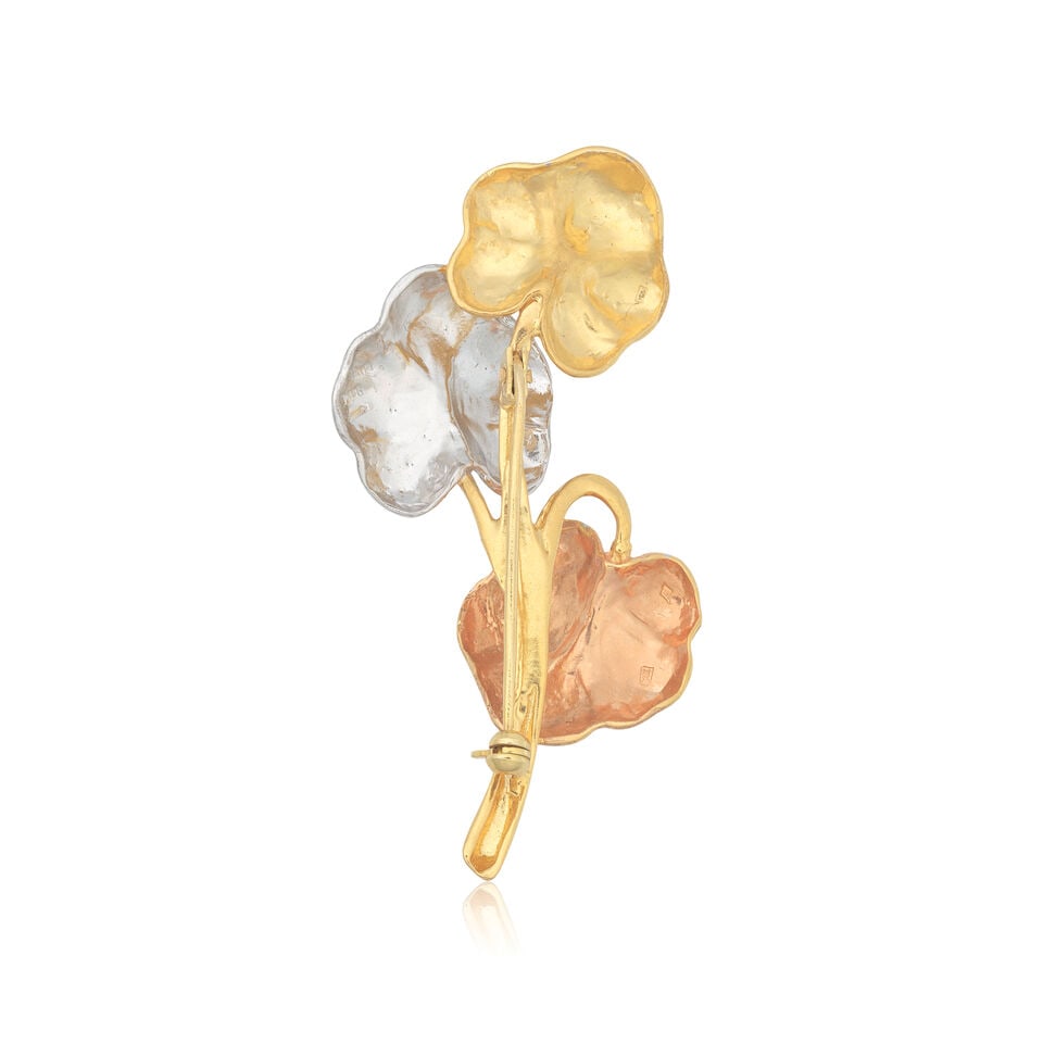 GINKO LEAF BROOCH - 2