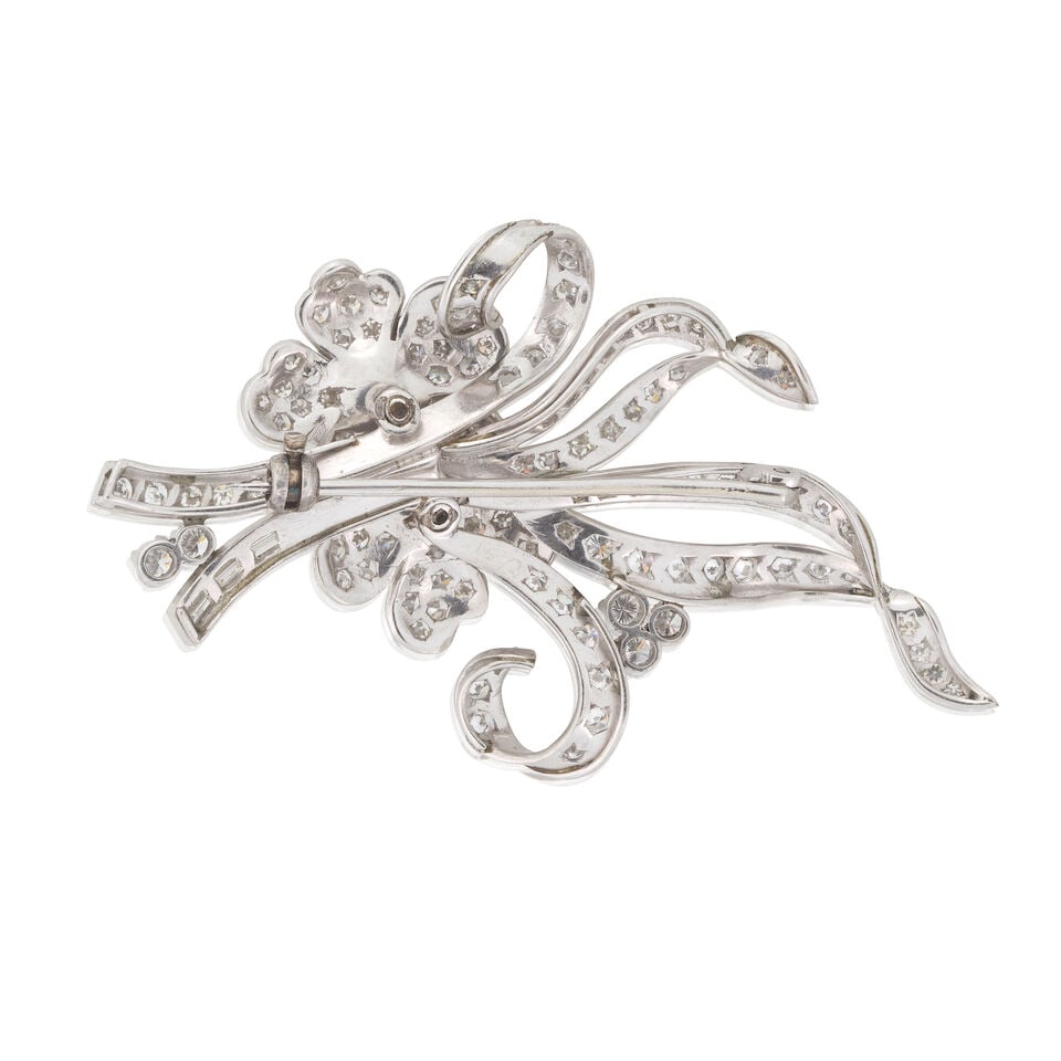 DIAMOND SPRAY BROOCH - 2