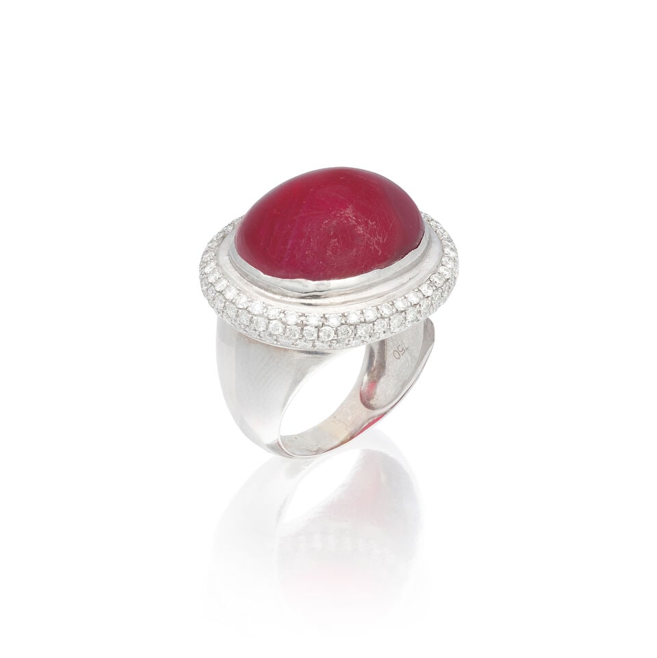 RUBY AND DIAMOND RING (1 of 4)