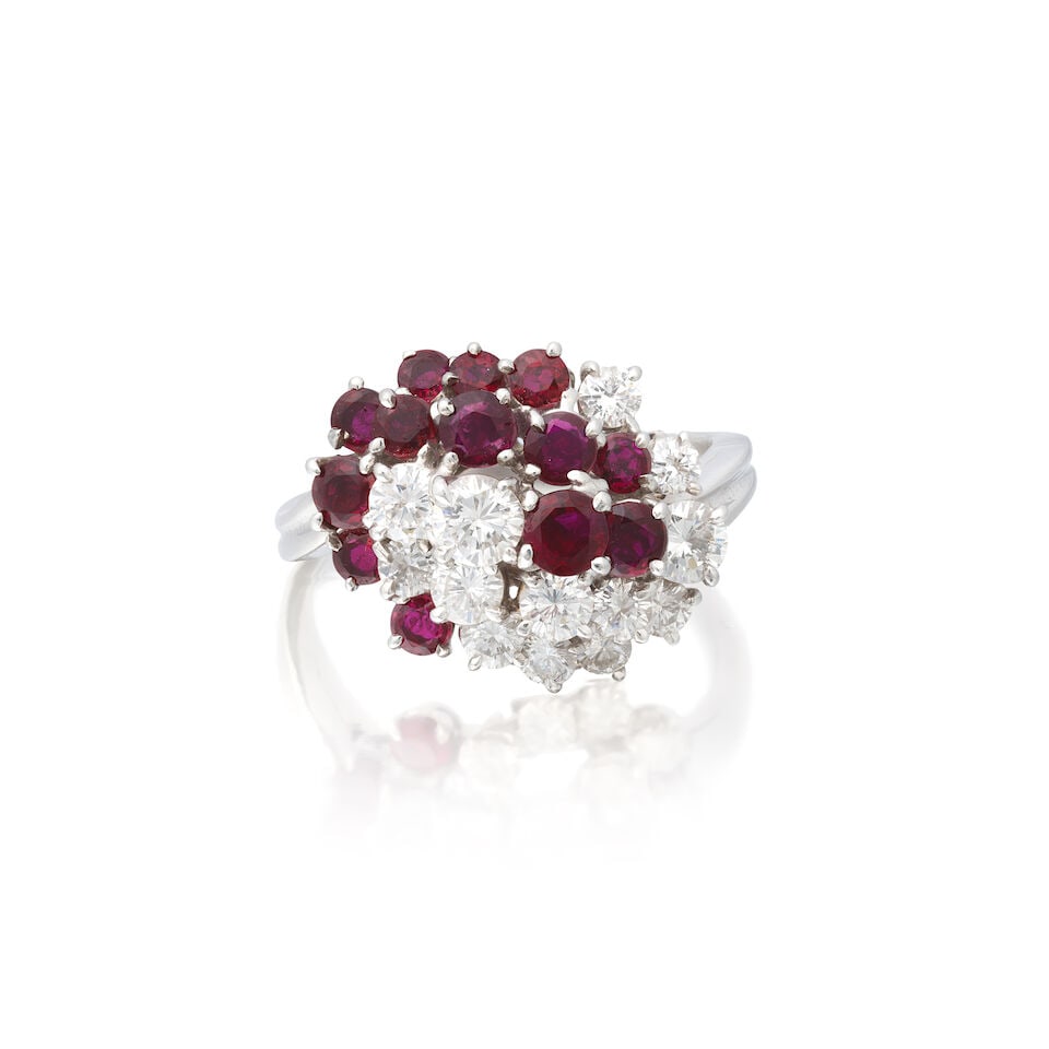RUBY AND DIAMOND RING (1 of 3)