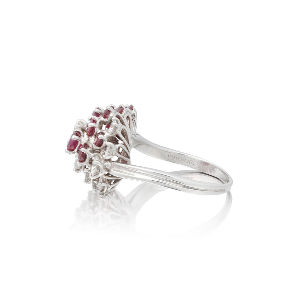RUBY AND DIAMOND RING - 3