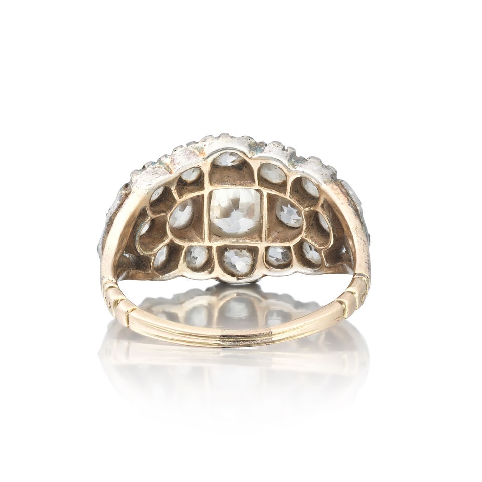 DIAMOND RING, CIRCA 1860 - 2