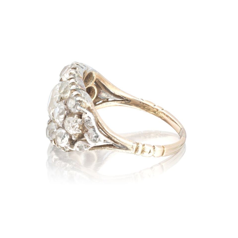 DIAMOND RING, CIRCA 1860 - 3