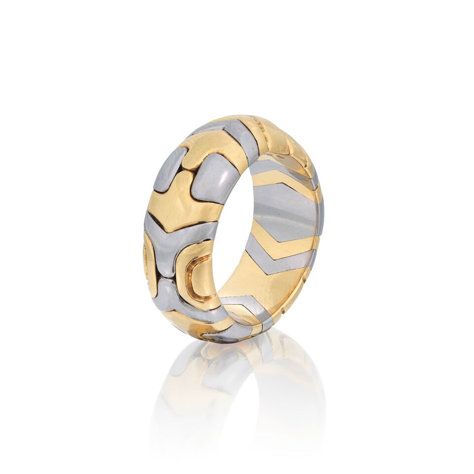BULGARI: BI-COLOURED 'ALVEARE' RING - 2