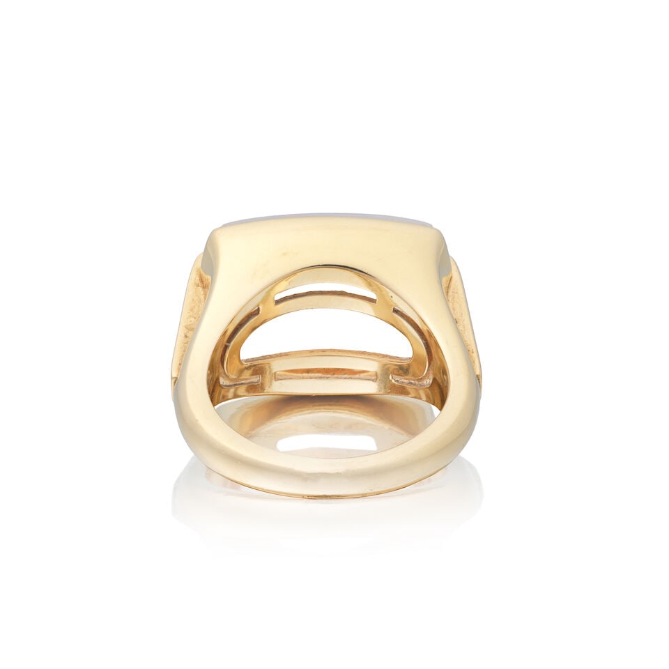BULGARI: MOONSTONE 'METROPOLIS' RING - 2