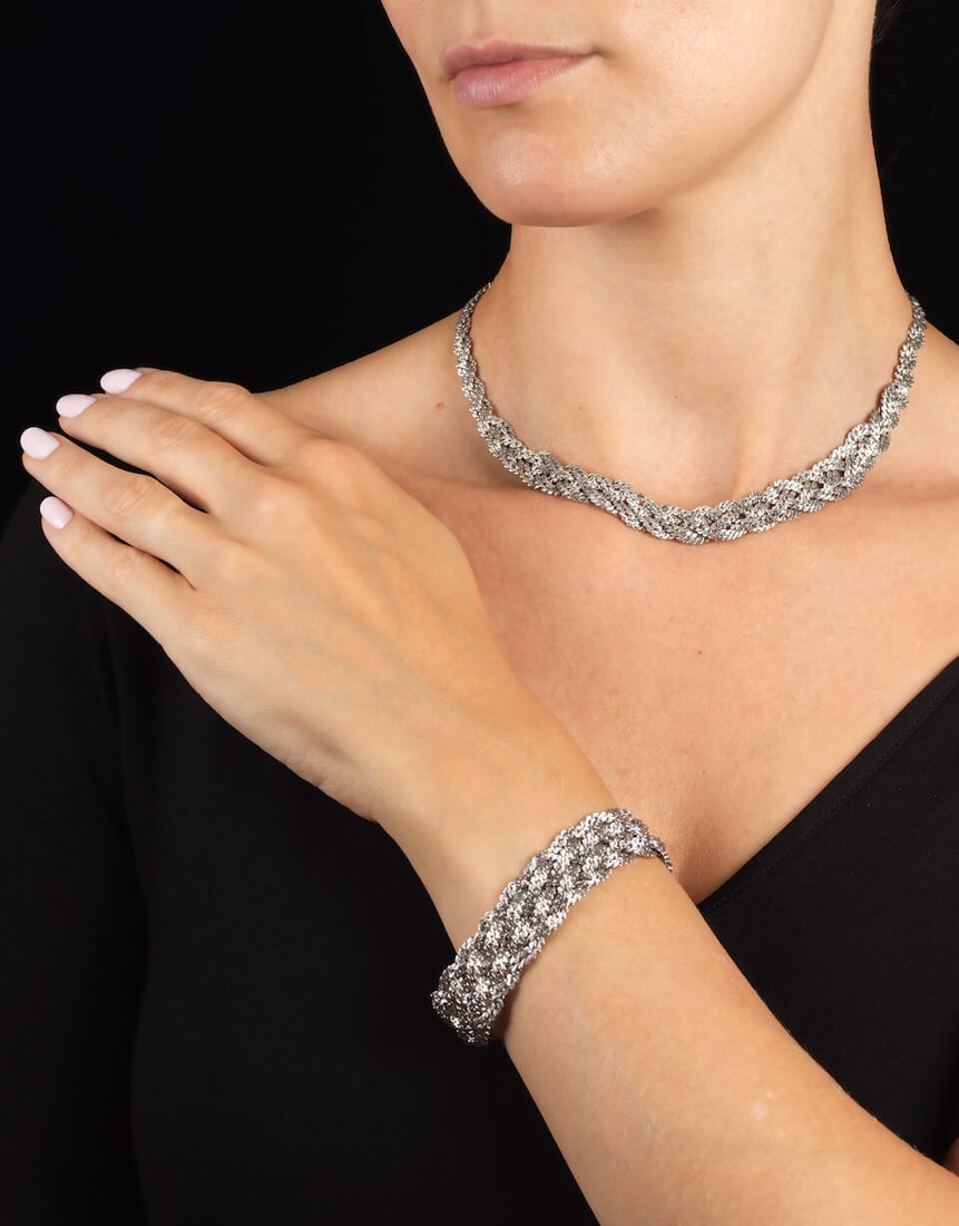 BUCHERER: BRACELET AND NECKLACE SUITE - 2
