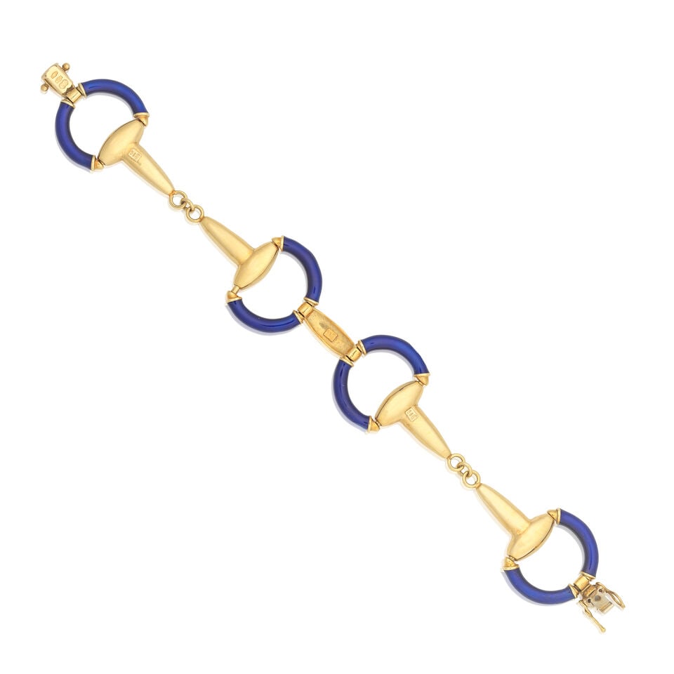 UNOAERRE: ENAMEL HORSEBIT BRACELET - 2