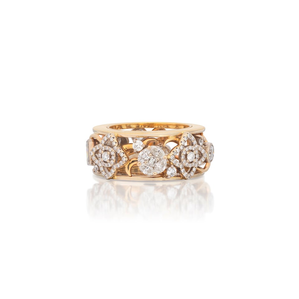 CATHERINE BEST: DIAMOND-SET 'STORY' RING - 2