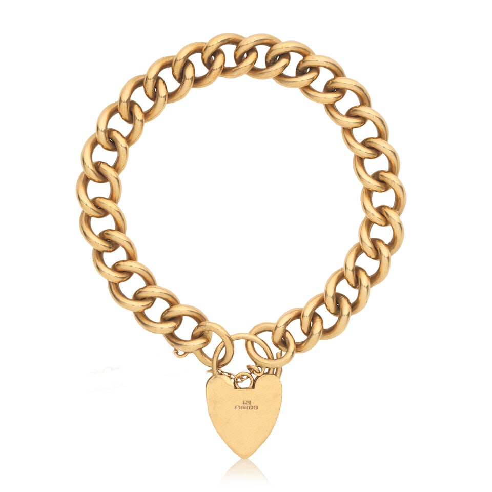 GOLD CURB-LINK BRACELET, 1977 - 2