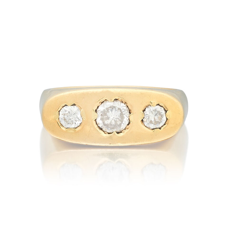 GOLD AND DIAMOND RING, 1988 (1 of 3)