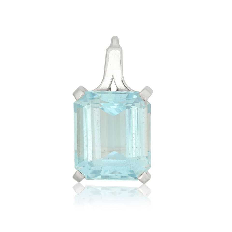 AQUAMARINE PENDANT (1 of 2)