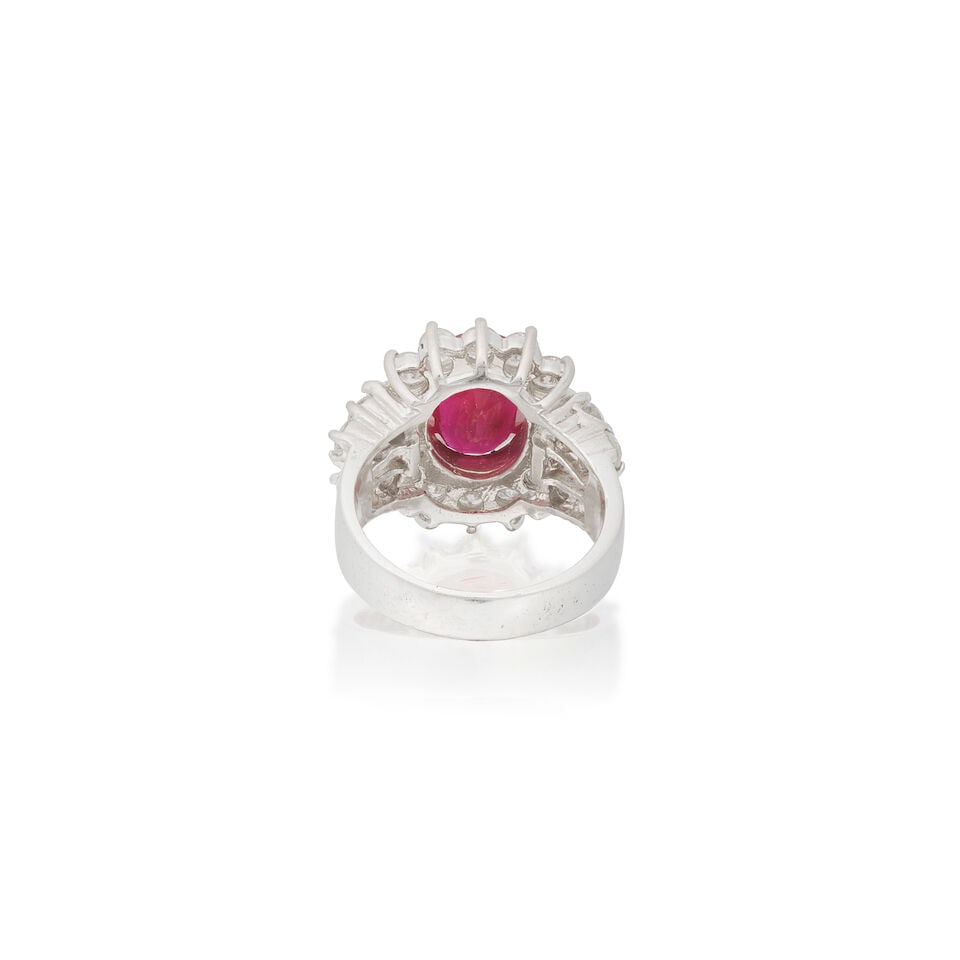 RUBY AND DIAMOND RING - 2