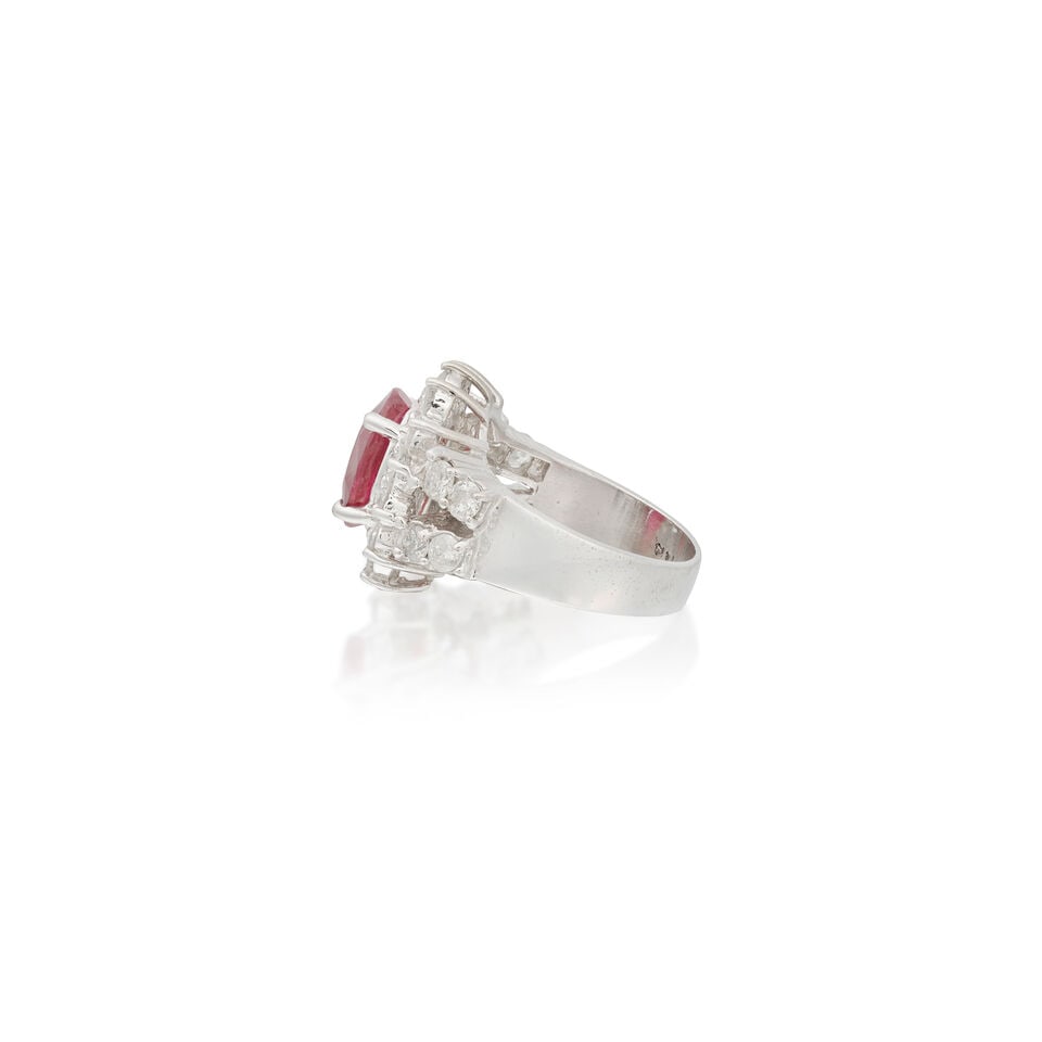 RUBY AND DIAMOND RING - 3