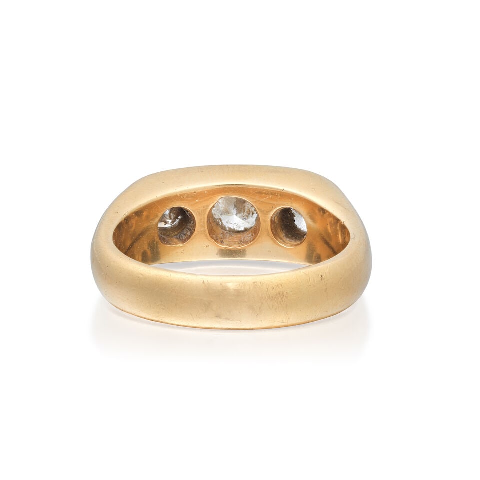 GOLD AND DIAMOND RING, 1975 - 2
