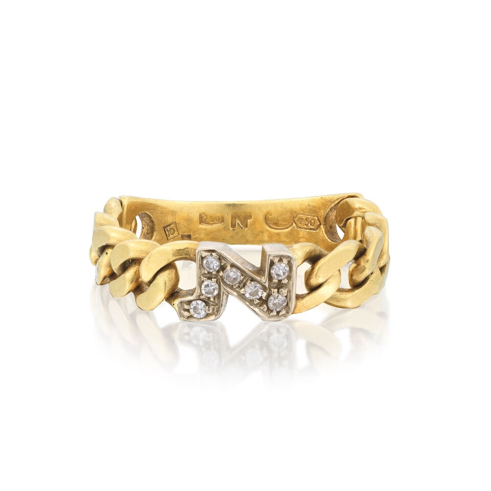 DIAMOND-SET NECKLACE, BRACELET AND RING SUITE - 2