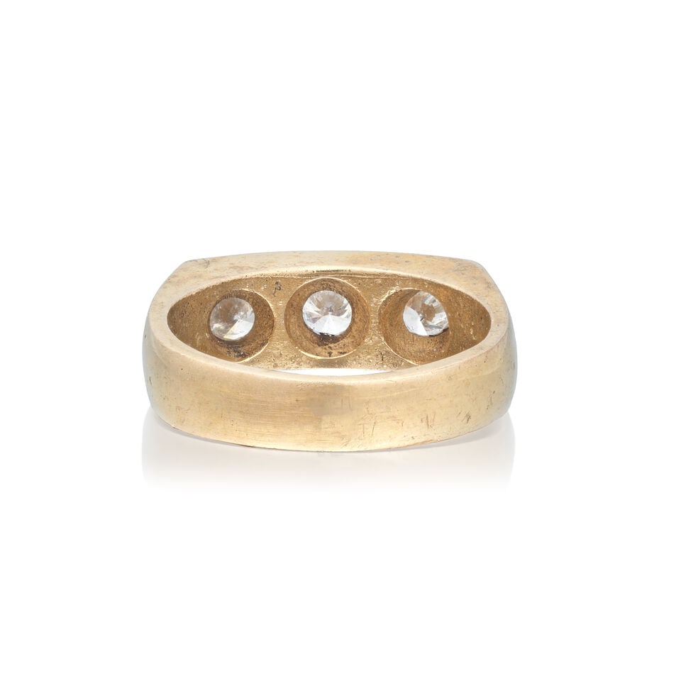 GOLD AND DIAMOND RING, 1981 - 2