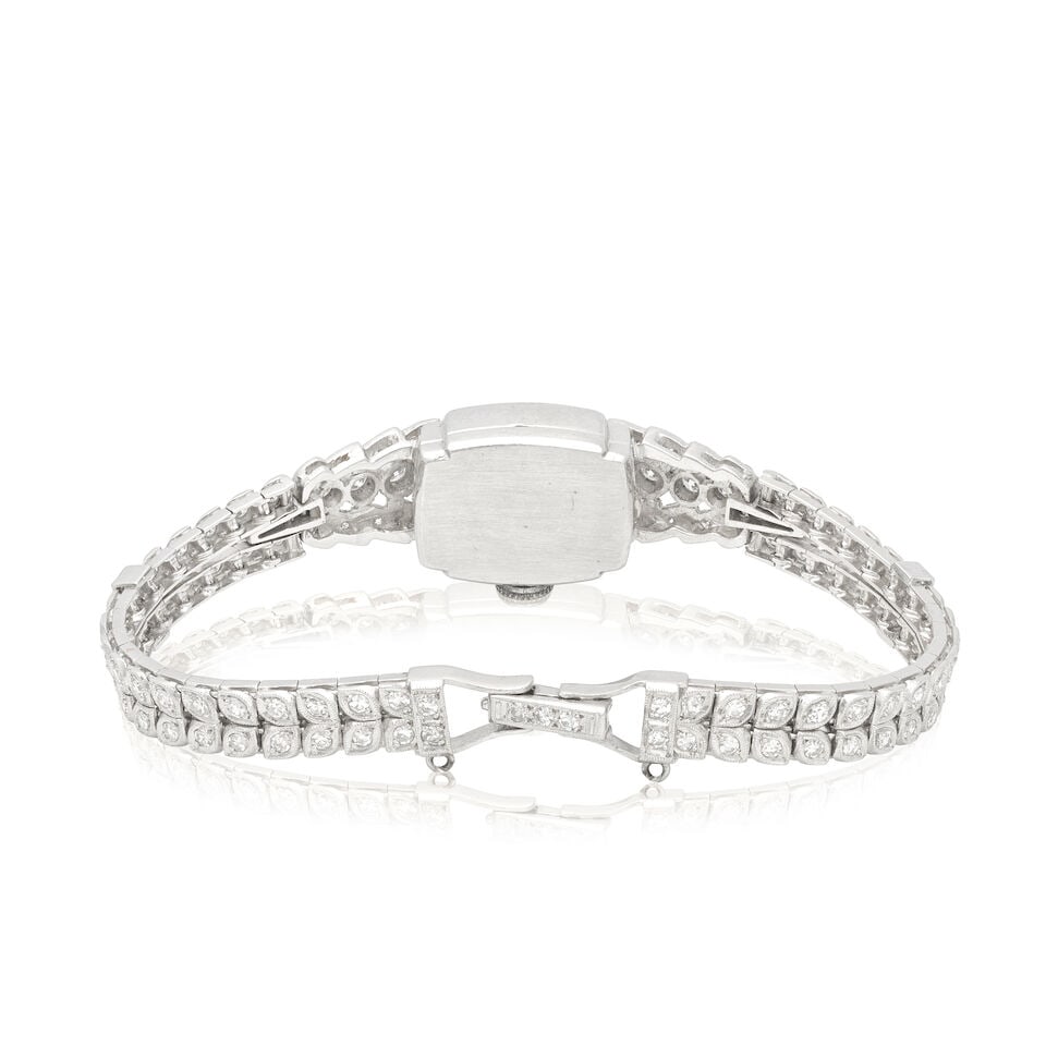 DIAMOND-SET COCKTAIL WATCH - 2