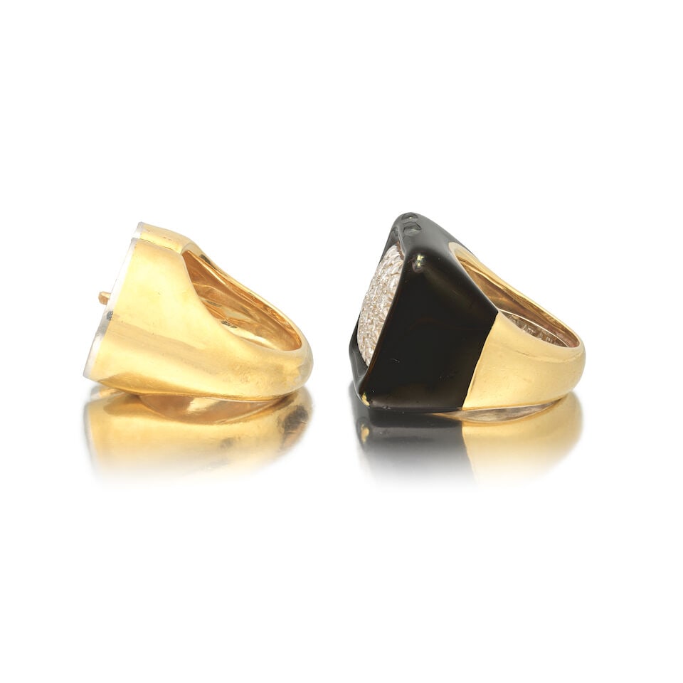 ANDREW CLUNN: TWO DIAMOND-SET RINGS - 4