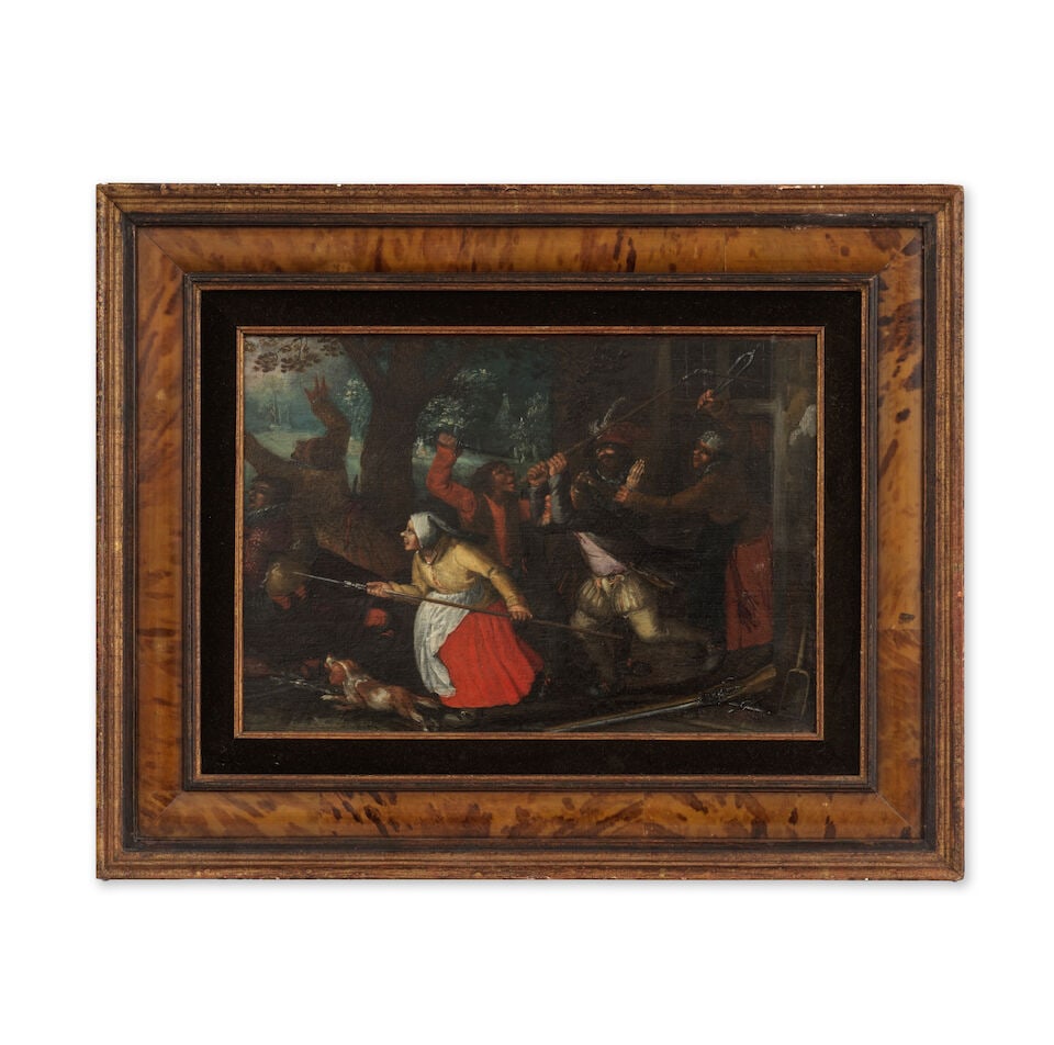 Suiveur de David Vinckboons (1576-1629) L'infortune des paysans - 2