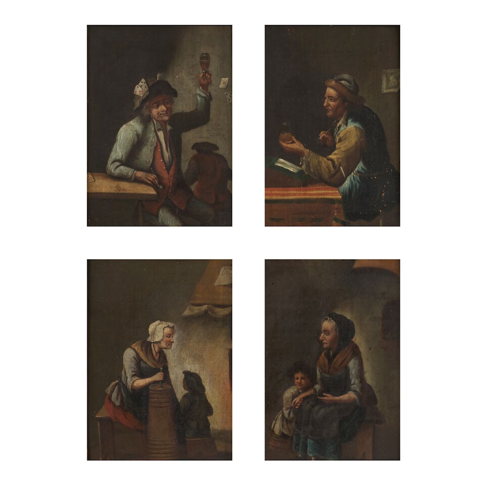 Suiveur des frères Le Nain (Laon 1607-1677 Paris) Etude de Figures: Suiveur des frères Le Nain (Laon 1607-1677 Paris) Etude de Figures huile sur panneau oil on panel 51 x 37cm (20 1/16 x 14 9/16in). Footnotes: Provenance Private collection, France Lot to be