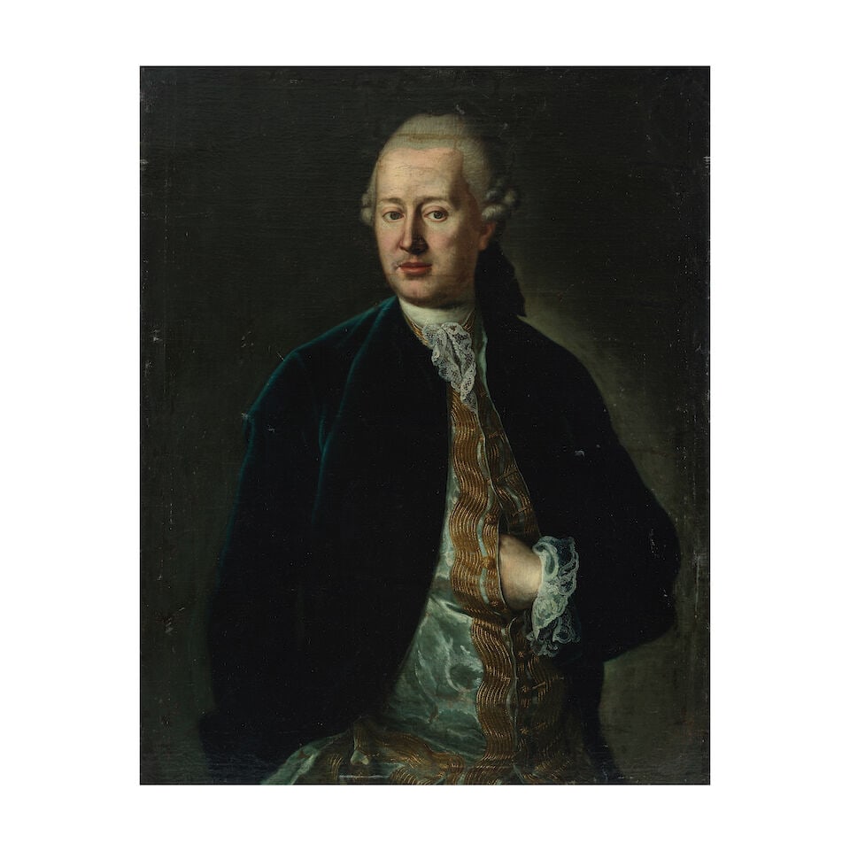 Entourage de Gaspare Traversi (Naples 1722-1769 Naples) Portrait de gentilhomme sans cadre | unf...: Entourage de Gaspare Traversi (Naples 1722-1769 Naples) Portrait de gentilhomme huile sur toile oil on canvas 94.2 x 74.5cm (37 1/16 x 29 5/16in). sans cadre | unframed For further information on