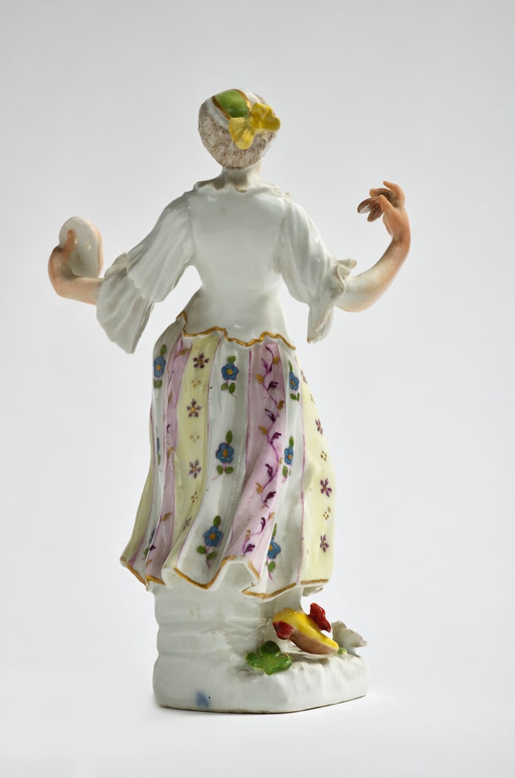 Figure en porcelaine représentant Colombine, serie du Duc de Weissenfels, Meissen, vers 174... - 2
