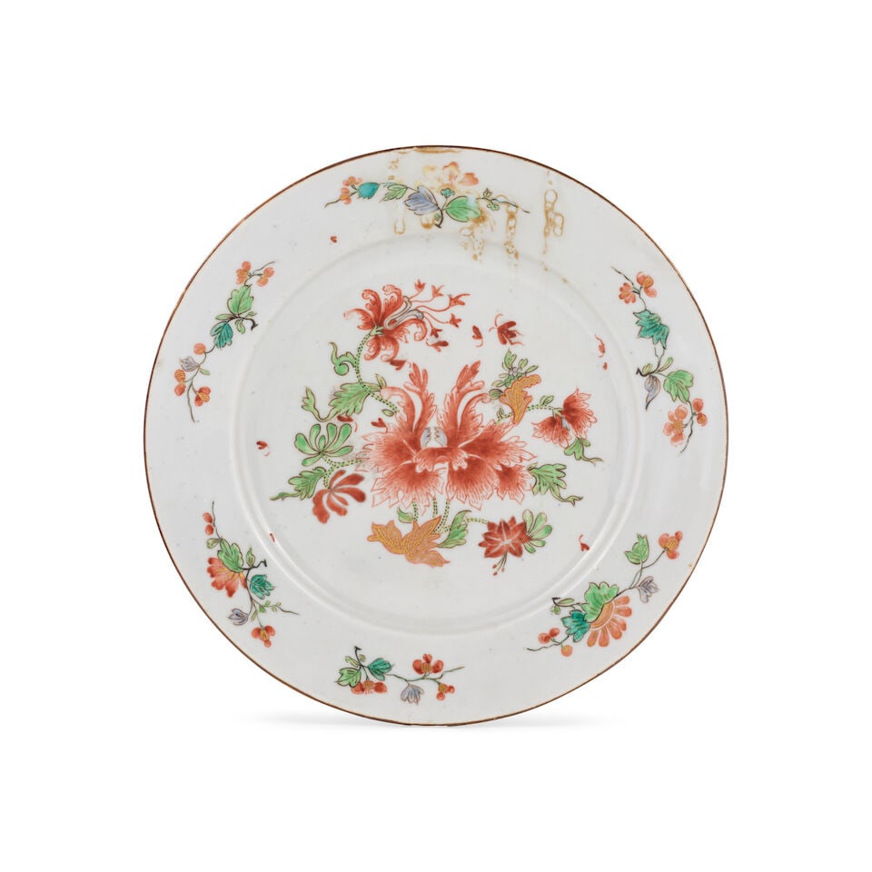 Assiette (tondino) à décor «tulipano» de la première periode de Doccia,... (1 of 1)