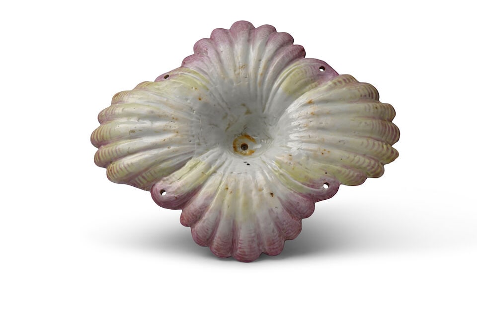 Deux plats de confiserie en porcelaine de Doccia, vers 1750-55 Two Doccia sweetmeat dishes, circ... - 4