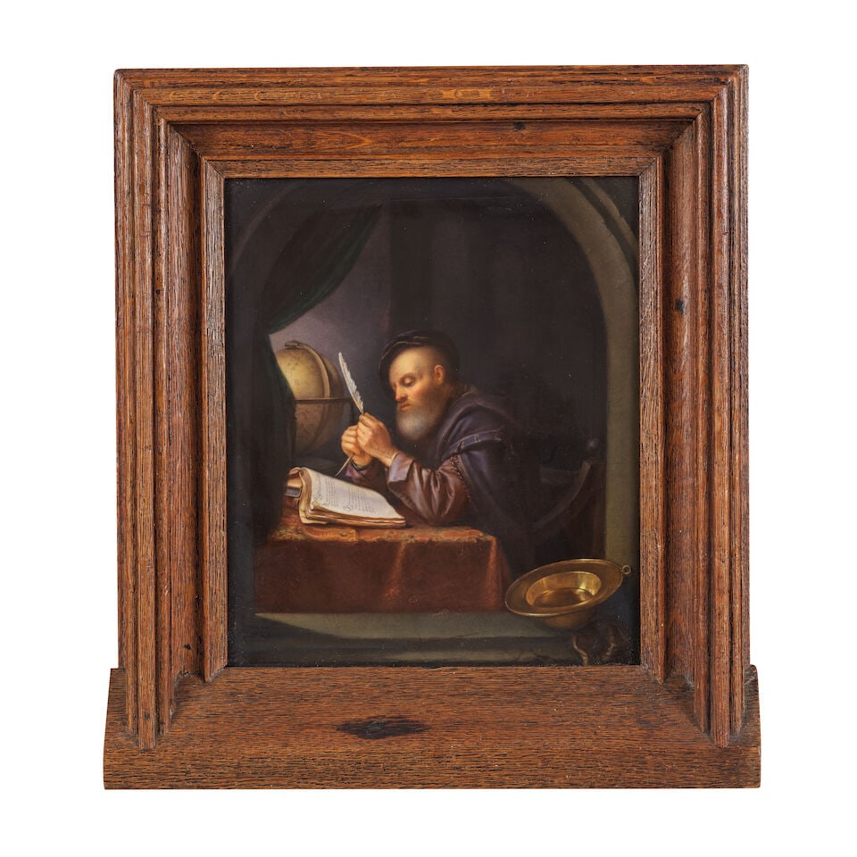 Plaque encadrée en porcelaine de Berlin (KPM), vers 1825 A framed Berlin (KPM) plaque, circ... - 3