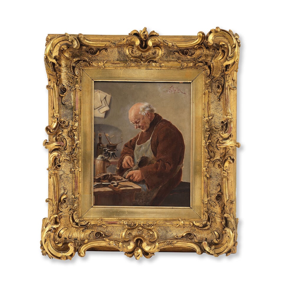 Julius Scholtz (Allemand, 1825-1893) Le cordonnier - 2
